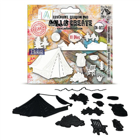 Aall&Create Cutting Dies Campout Magic 103