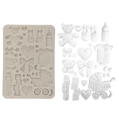 Stamperia Baby Silicon Mould A5 Accessories