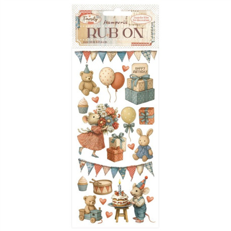 Stamperia Family Rub-On Party