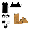 Stamperia MDF Crafty Shapes Blanks House and Mice