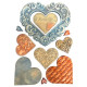 Stamperia Family Silicon Mould A5 Hearts