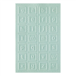 Spellbinders Say Cheese Classic Pooh Baby 3D Embossing Folder Classic Pooh Baby Blocks