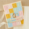 Spellbinders Say Cheese Classic Pooh Baby 3D Embossing Folder Classic Pooh Baby Blocks