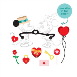 Spellbinders Classic Mouse Love Etched Dies
