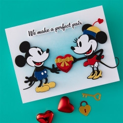 Spellbinders Classic Mouse Love Etched Dies