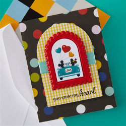Spellbinders Classic Mouse Love Rub-Ons