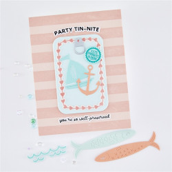 Hero Arts Packed With Love Cling Rubber Stamp Wide Stripe Bold Print