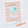 Hero Arts Packed With Love Cling Rubber Stamp Wide Stripe Bold Print