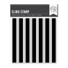 Hero Arts Packed With Love Cling Rubber Stamp Wide Stripe Bold Print