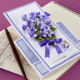 Spellbinders The Poet's Garden Etched Dies Wild Violet and Ladybugs