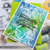 STAMPERS ANONYMOUS Tim Holtz Scribbles Layering Stenci