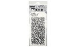 STAMPERS ANONYMOUS Tim Holtz Scribbles Layering Stenci