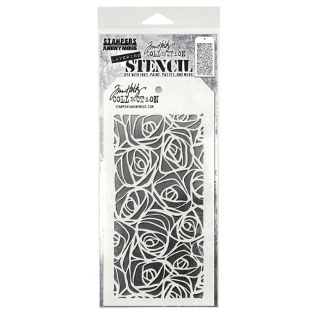 STAMPERS ANONYMOUS Tim Holtz Scribbles Layering Stenci