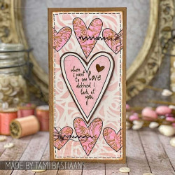 STAMPERS ANONYMOUS Tim Holtz Scribbles Layering Stenci