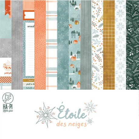 HA-PI Little Fox Etoile des Neiges Collection Kit 30x30cm