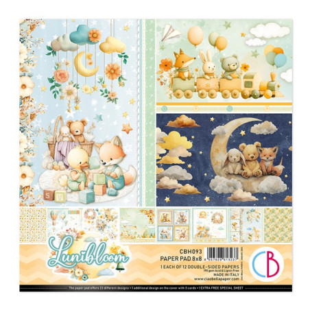 Ciao Bella LUNIBLOOM Paper Pad 20x20cm