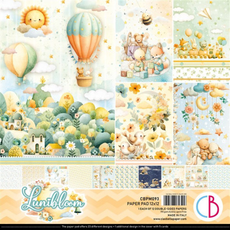Ciao Bella LUNIBLOOM Paper Pad 30x30cm