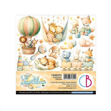 Ciao Bella LUNIBLOOM Fussy Cut Pad 15x15cm