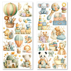 Ciao Bella LUNIBLOOM Transparent Adhesive Sheets 5pz
