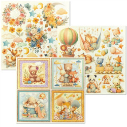 Ciao Bella LUNIBLOOM Deluxe Paper Pearl & Vellum Dual Pack Mixed 15x15cm