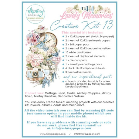 Mintay Papers Creative Kit Lovely Memories