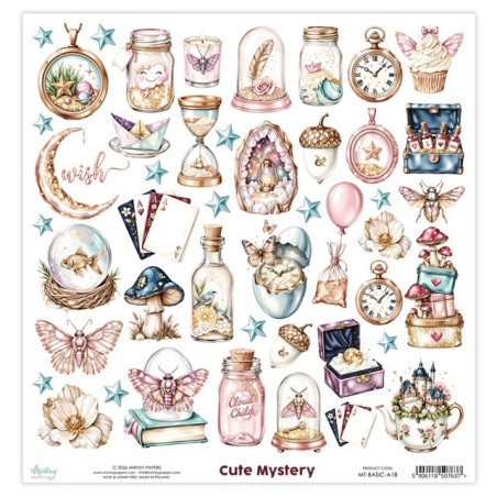 Mintay Papers MT-BASIC-A18 Cute Mystery Elements