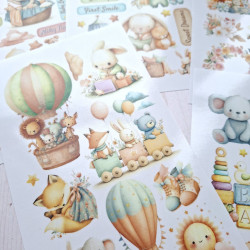 Ciao Bella LUNIBLOOM Transparent Adhesive Sheets 5pz