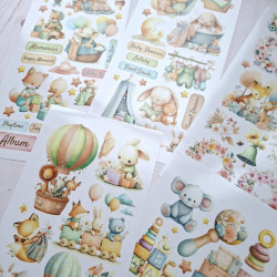 Ciao Bella LUNIBLOOM Transparent Adhesive Sheets 5pz