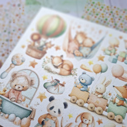 Ciao Bella LUNIBLOOM Deluxe Paper Pearl & Vellum Dual Pack Mixed 15x15cm