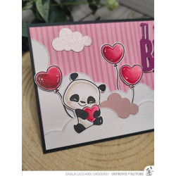 Timbro Clear-Mi 2698-CLEM-C Panda-stic Febbraio