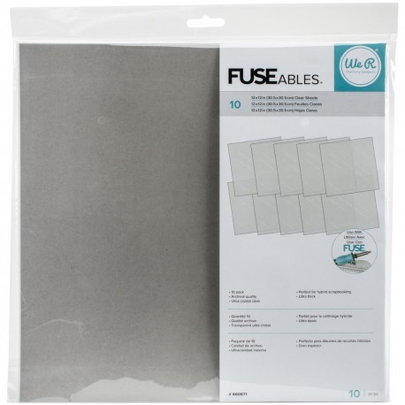 We R FUSEables Fuse Clear Sheets 12x12