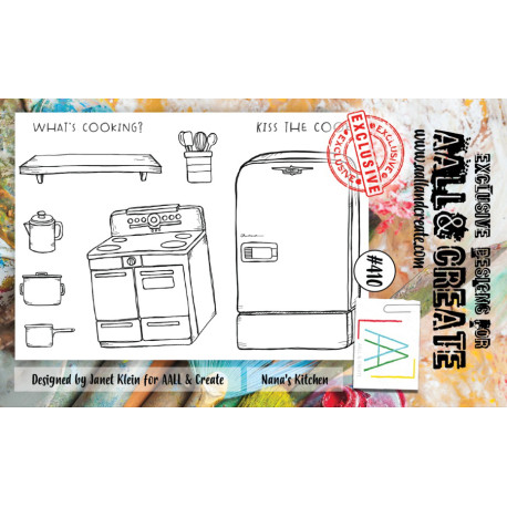 AALL & Create Stamp Set 410 Nana's Kitchen