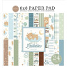 Carta Bella Little Lullabies Baby Boy Paper Pad 15x15cm