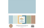 Carta Bella Little Lullabies Baby Boy Coordinating Solids Paper Pack 30x30cm