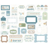 Carta Bella Little Lullabies Baby Boy Frames & Tags 33pz