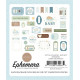 Carta Bella Little Lullabies Baby Boy Ephemera 33pz