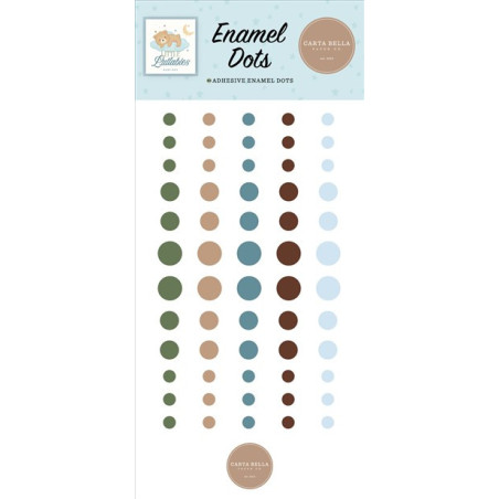 Carta Bella Little Lullabies Baby Boy Enamel Dots