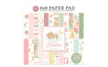 Carta Bella Little Lullabies Baby Girl Paper Pad 15x15cm