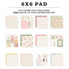 Carta Bella Little Lullabies Baby Girl Paper Pad 15x15cm