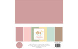 Carta Bella Little Lullabies Baby Girl Coordinating Solids Paper Pack 30x30cm
