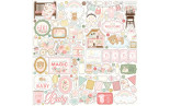 Carta Bella Little Lullabies Baby Girl Element Stickers