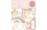 Carta Bella Little Lullabies Baby Girl Frames & Tags 33pz