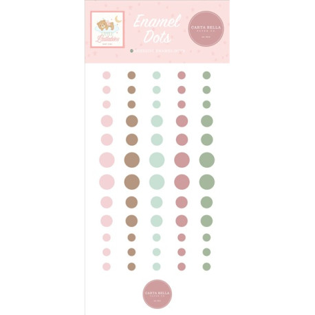 Carta Bella Little Lullabies Baby Girl Enamel Dots