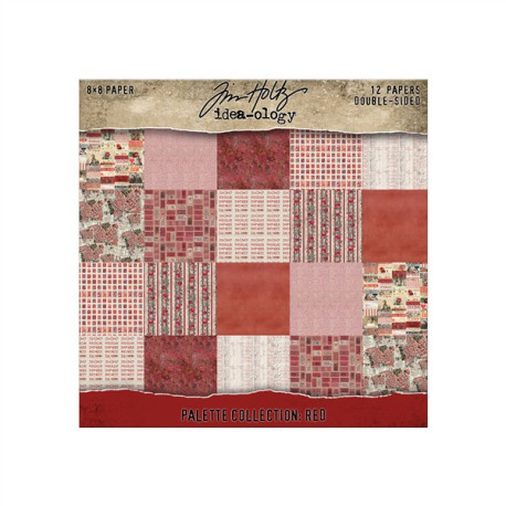 Idea-ology Tim Holtz Palette Collection RED 20x20cm