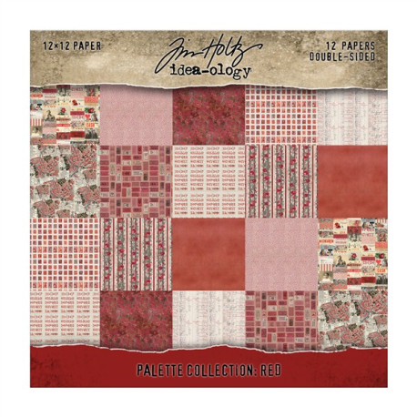 Idea-ology Tim Holtz Palette Collection RED 30x30cm