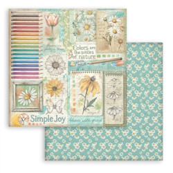 Stamperia Daisy Art Paper Pack 30x30cm
