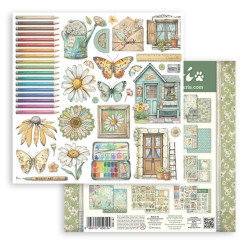 Stamperia Daisy Art Paper Pack 30x30cm