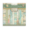 Stamperia Daisy Art MAXI Backgrounds Paper Pack 20x20cm