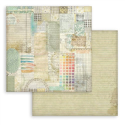 Stamperia Daisy Art MAXI Backgrounds Paper Pack 20x20cm