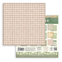 Stamperia Daisy Art MAXI Backgrounds Paper Pack 30x30cm